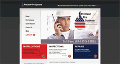 Desktop Screenshot of precisionfiresystems.com